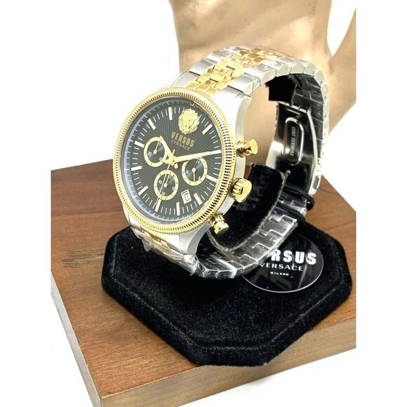 Versus by Versace Men's Watch VSP970221 Quartz Chronograph Two Tone Steel - Picture 14 of 14